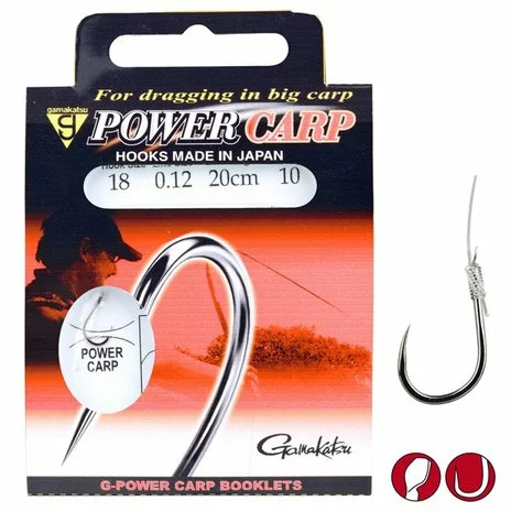 Gamakatsu - Onderlijn BKS-Power Carp Barbless - 20cm - Gamakatsu 1 Gamakatsu - Onderlijn BKS-Power Carp Barbless - 20cm - Gamakatsu