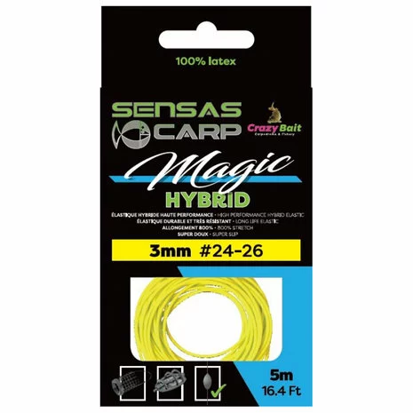 Sensas - Volle Elastiek Magic Hybrid - Sensas 1 Sensas - Volle Elastiek Magic Hybrid - Sensas